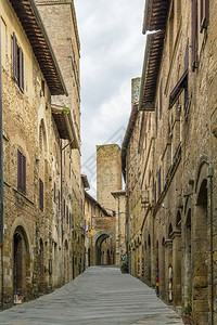 意大利SanGimignano历史中图片