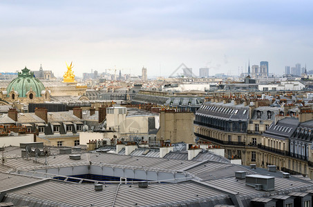 美丽的巴黎天际线法国巴黎图片