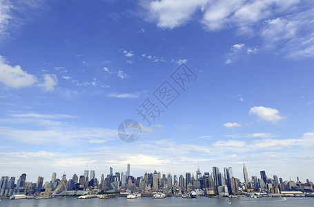 曼哈顿与纽约市哈德图片