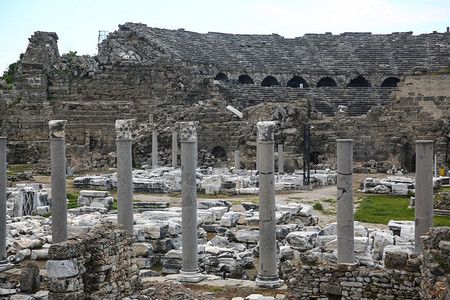 土耳其古代废墟KemerA图片