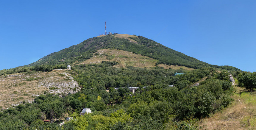 马舒克山及其斜坡上Pyatigors图片