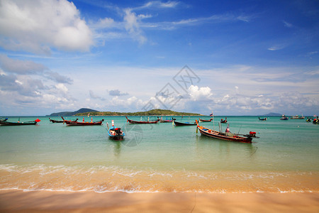 泰国普吉岛拉瓦海滨安达曼海上泰图片