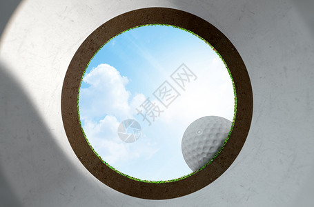 从高尔夫球上看到虫子的眼睛在白天把球放图片