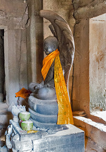 柬埔寨Bayon寺吴哥托姆的佛祖图片