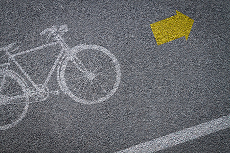 沥青路自行车道图片
