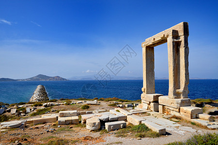 希腊Cyclades著名里程碑图片