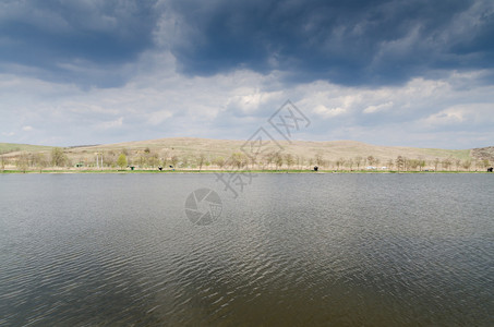 湖背景图片