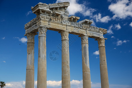 阿波罗寺庙位于Side古图片