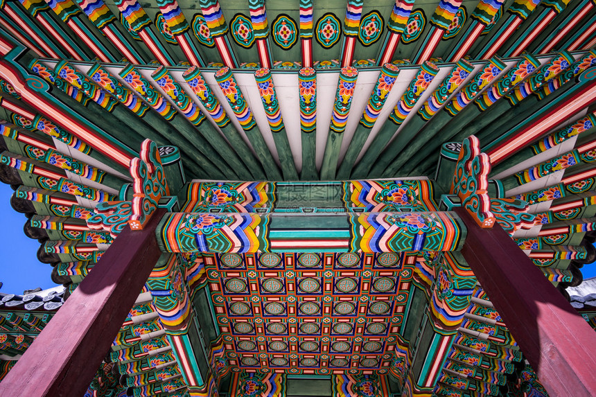 韩国南部汉城的昌德奥克冈宫具有丰富多图片