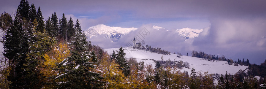 寂寞山斯洛文尼亚美丽的景色高山景观图片