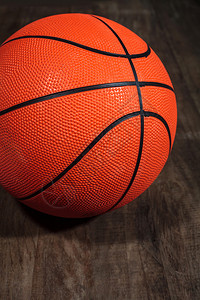 篮球木制背景图片