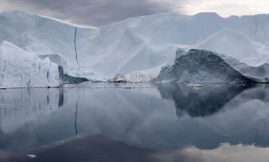 自然景观与南极冰川和冰图片