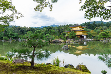 日本京都金阁寺金阁图片