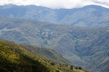 缅甸西部钦州山区地布尔马钦州山区法拉姆镇Fala图片