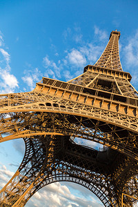 法国巴黎的埃菲尔铁塔在图片