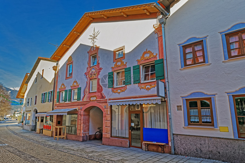 在德国GarmischPartenkirchen的街道上图片