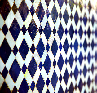抽象摩洛哥在非洲瓷砖彩色路面背景纹理图片