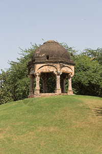 新德里Mehrauli考古公园的考图片
