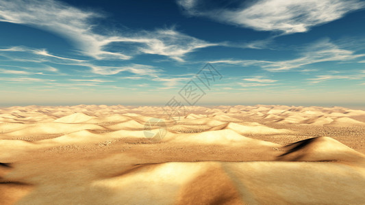 沙漠和天空的形象图片