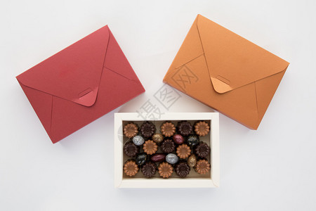圣诞节的巧克力糖果盒图片