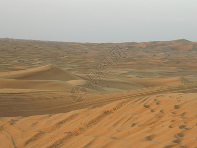 阿联酋迪拜的沙漠景观图片