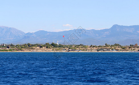 土耳其海岸美丽的海景图片