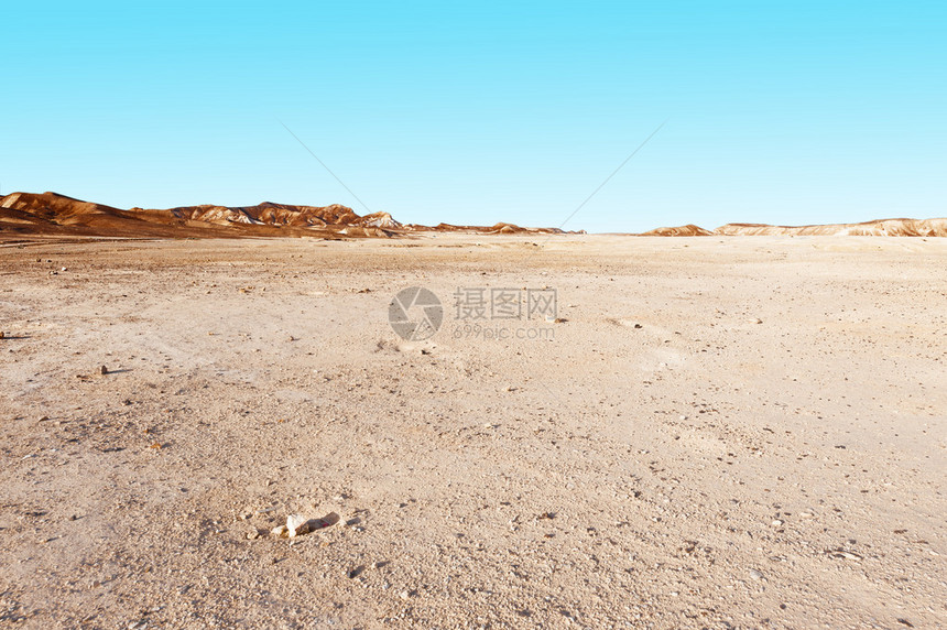 约旦河西岸朱迪亚沙漠的桑迪高原SandyPl图片