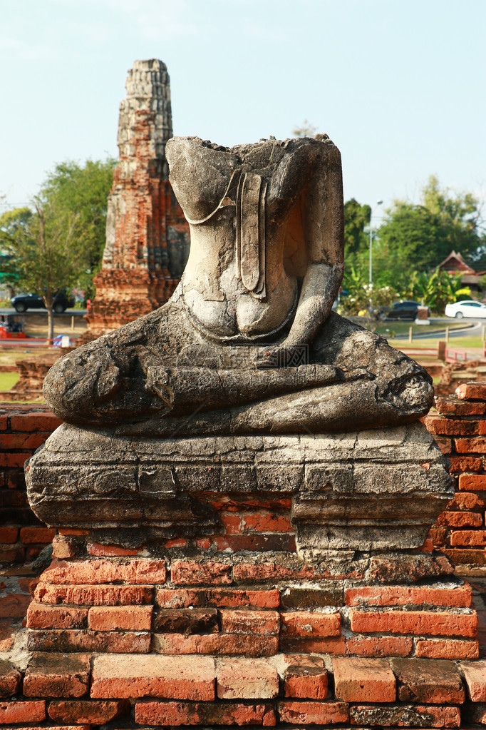 WatChaiwatthanaram是泰国大城府历史公园市的一座佛教寺庙图片