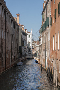 对意大利城市威尼斯的不同观背景图片