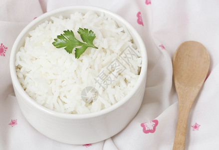熟米饭茉莉香米熟茉莉香米和茉莉香米粒白图片