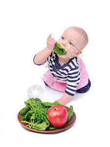 迷人的婴儿菠菜品味图片
