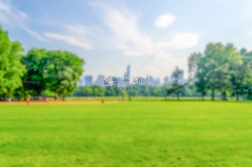 美国纽约州纽约市中央公园的焦点分散背景图片