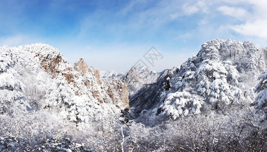 冬季黄山雪景图片