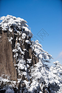 冬季黄山雪景图片