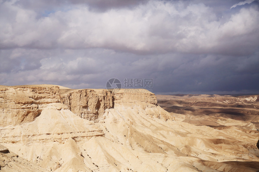 沙漠峡谷景观以色列图片