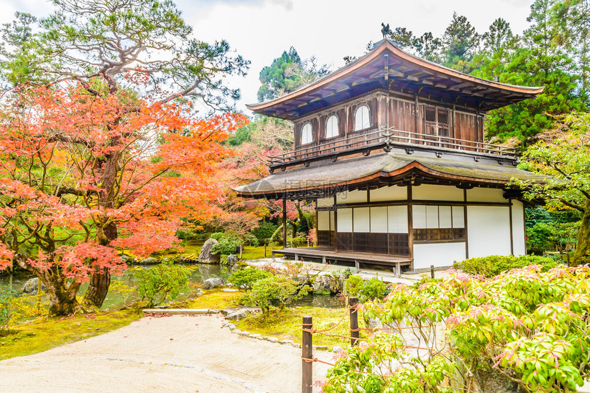 日本京都银阁寺图片