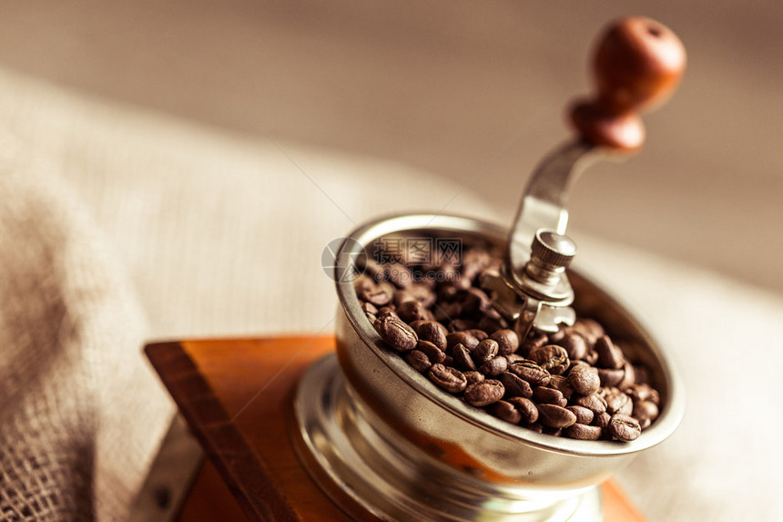 咖啡豆咖啡研磨机图片