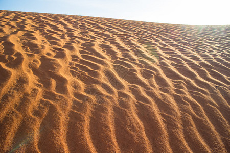 沙丘中的沙漠热沙图片