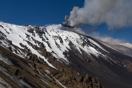 火山埃特纳火山喷发卡塔尼亚图片