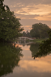 东南亚泰国曼谷以北的Ayutthaya市历史公园风景图示Thang图片