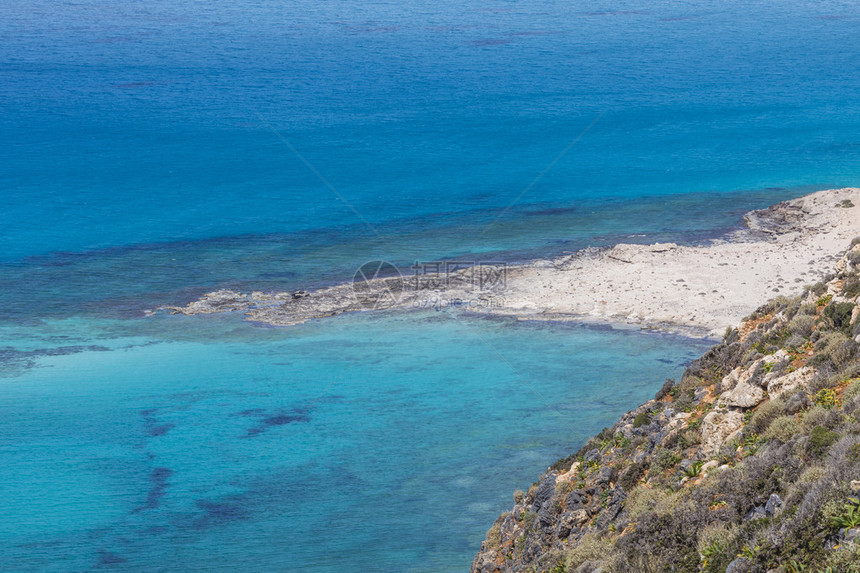 希腊克里特岛的Balos海湾图片