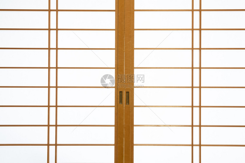 Shoji传统日本门窗户图片
