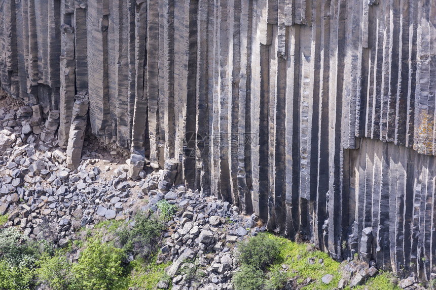 独特的地质奇观亚美尼加附近的石头交响曲图片