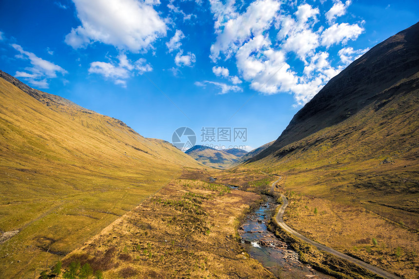 苏格兰高地的山脉图片