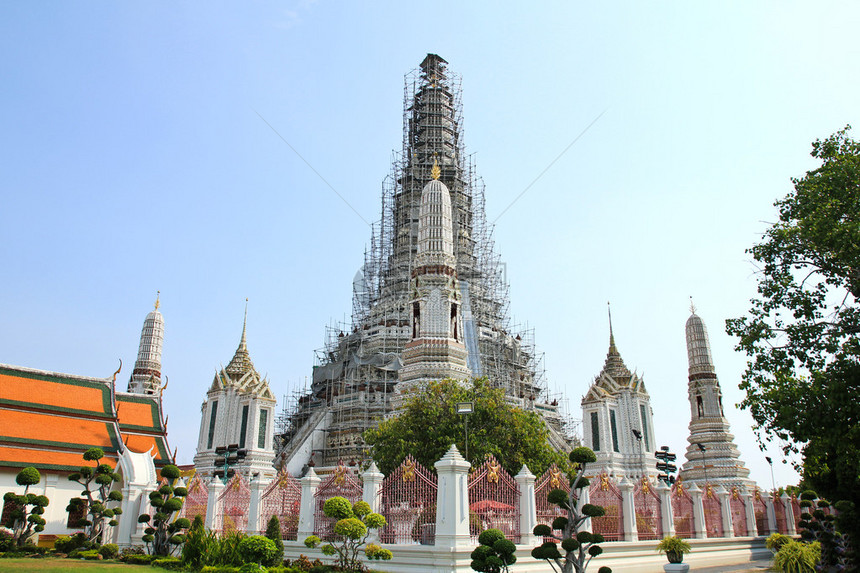 泰国曼谷的黎明WatArun寺图片