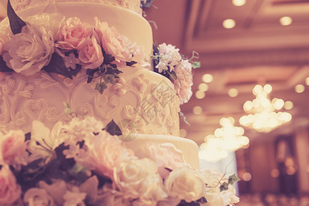 结婚宴会蛋糕克罗斯经处背景图片