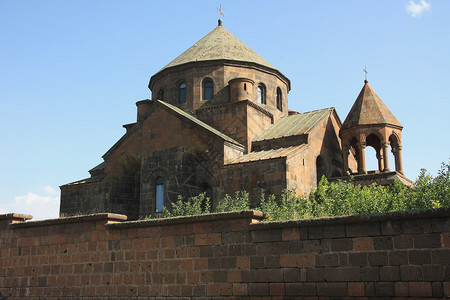 圣赫里皮斯是亚美尼亚驻瓦加尔沙帕特市第七世纪的亚美高清图片