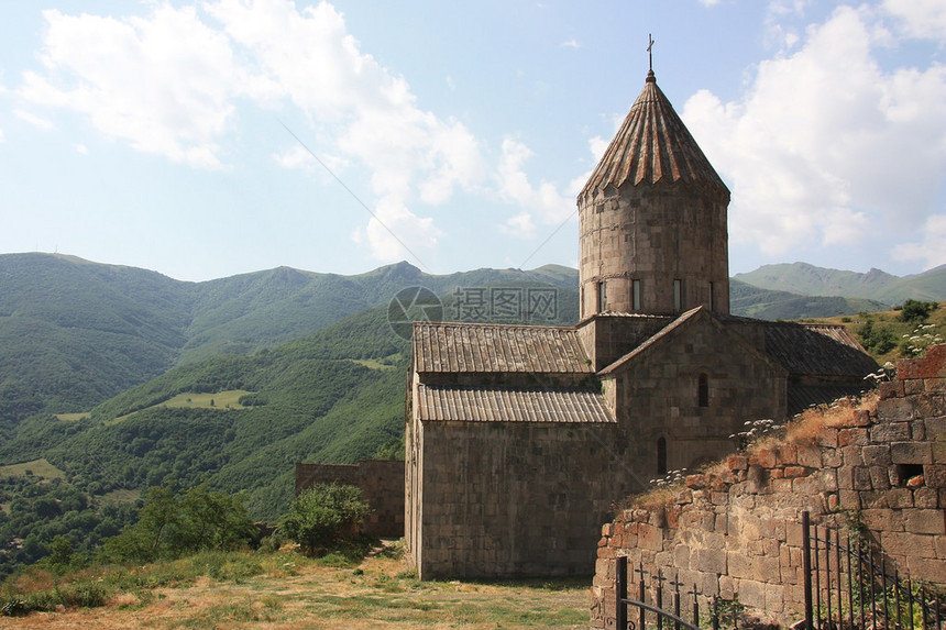 Tatev修道院是一座9世纪的亚美尼亚使徒修道院图片