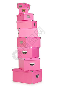 粉红礼物盒图片
