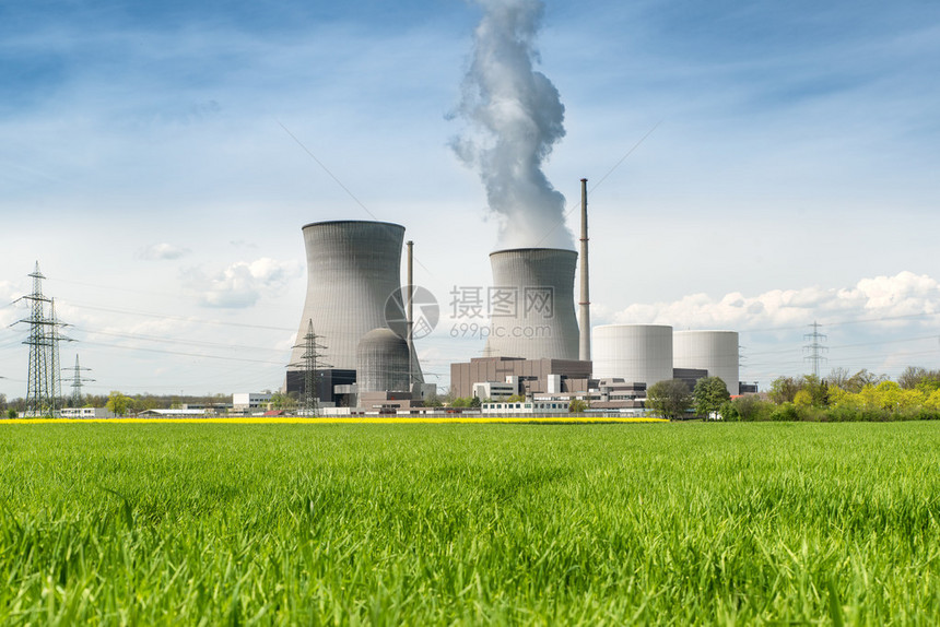 核电能源概念绿色上网的核电站图片